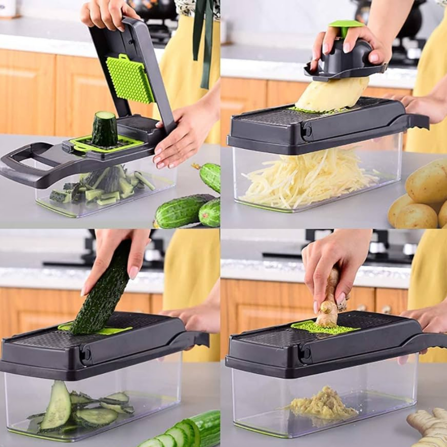 Pack Coupe-légumes multifonctionnel 14 en 1